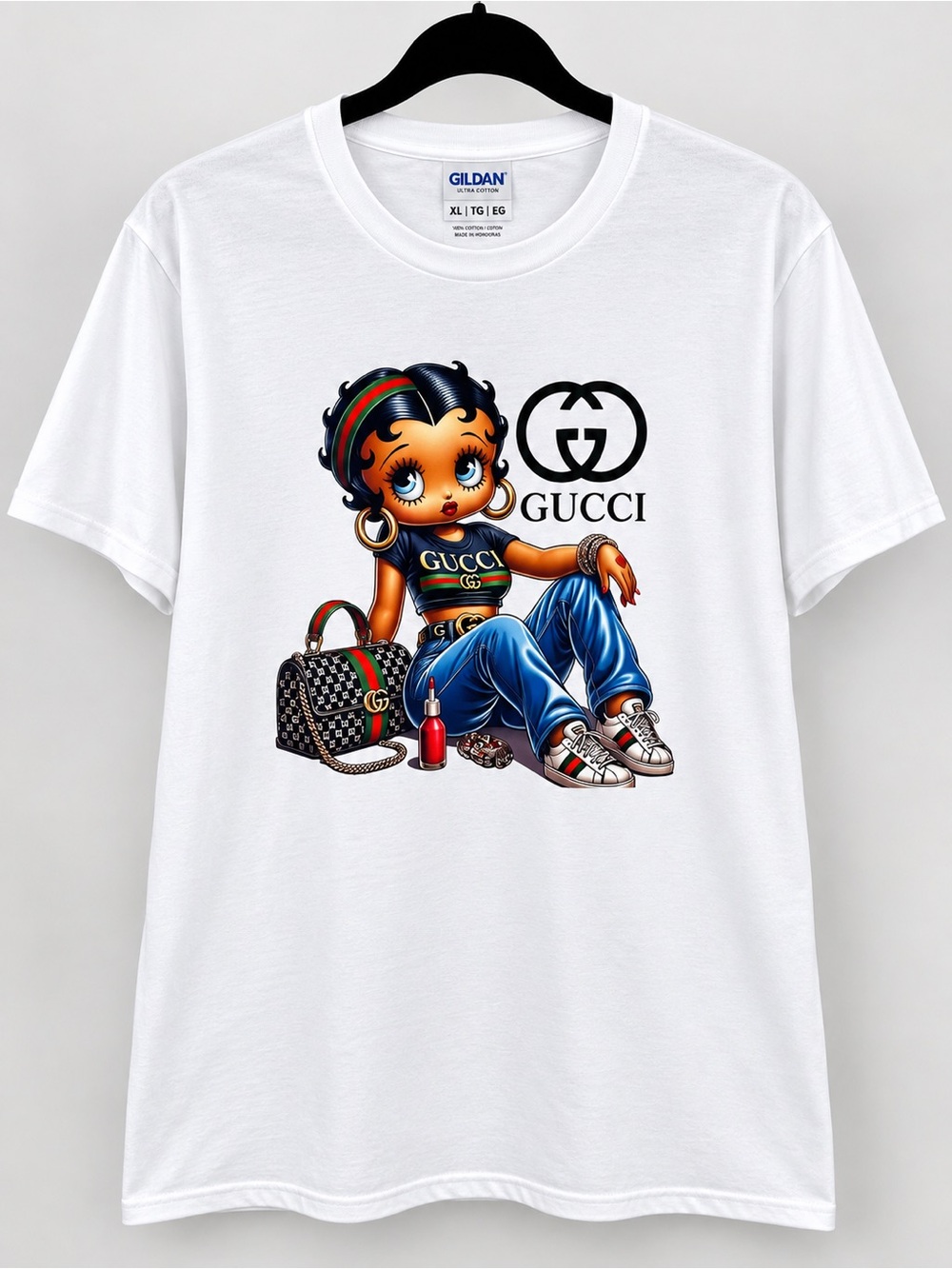 White Graphic Tee - Betty Style